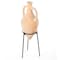 Uniquewise Antique Roman Style Pointed Amphora Vase on Metal Tripod Stand QI003919 - alternate 7